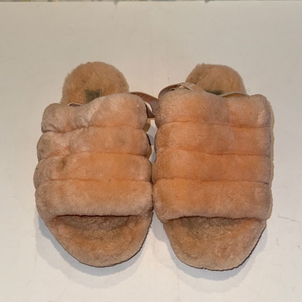 UGG Fluffy Peach Slippers